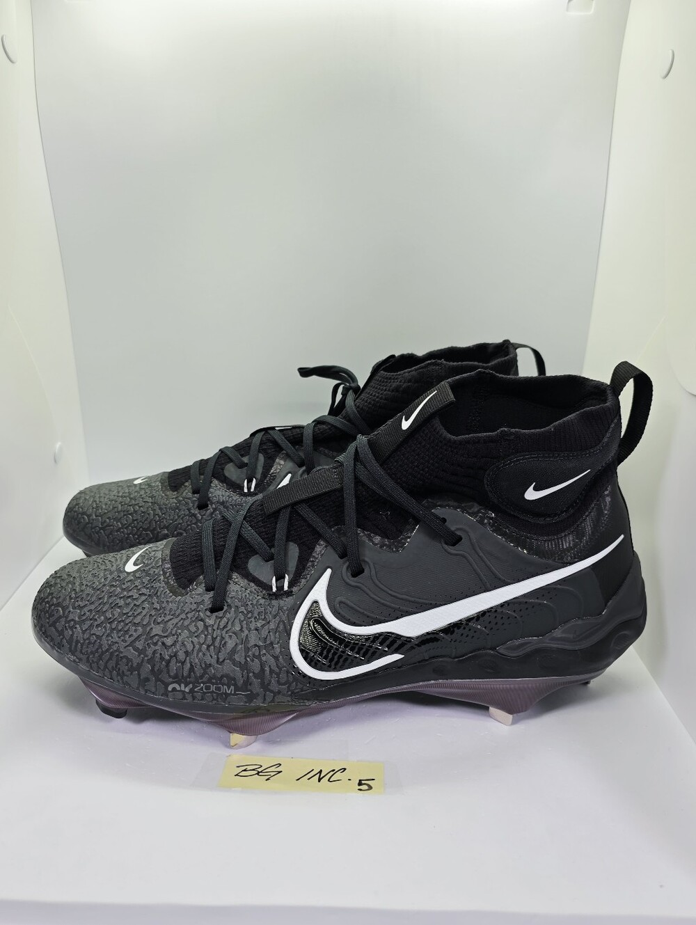 Nike Alpha Huarache NXT Baseball Cleats Men's sz 13 / DJ6517-010 Black Wht Smoke